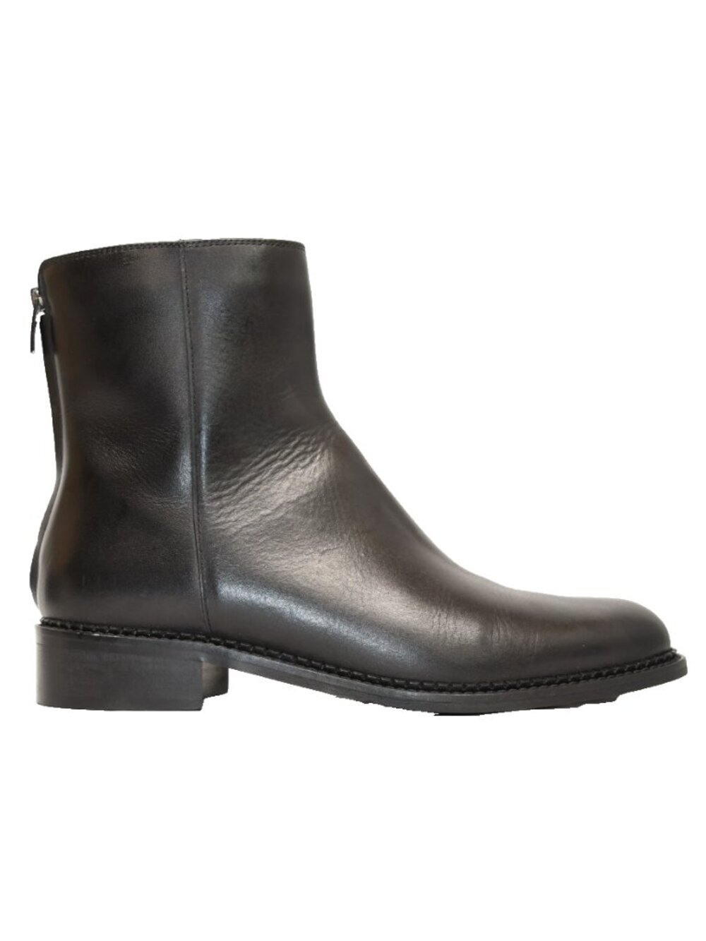 New! La Canadienne SELINA LEATHER BOOTIE Black 11M DD548 Made in Italy